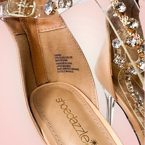 New Christine Quinn x Shoedazzle knee high crystal gladiator sandals (Sz 8.5) - Picture 4 of 11